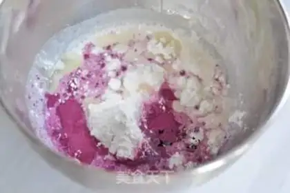 Make ♪ Purple ice cream moon cake ♪ step 6