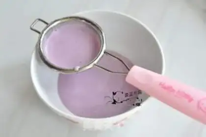 Make ♪ Purple ice cream moon cake ♪ step 7