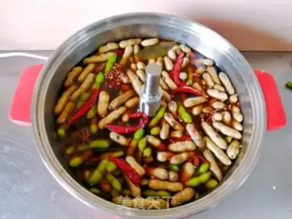Make Spicy peanut beans step 6