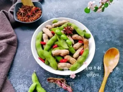Make Spicy peanut beans step 7