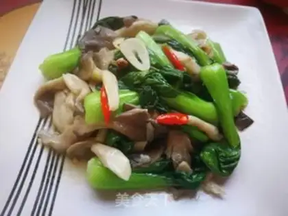 Make Shanghai has fried mushrooms step 7