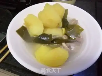Make Apple ribs, seaweed soup step 6
