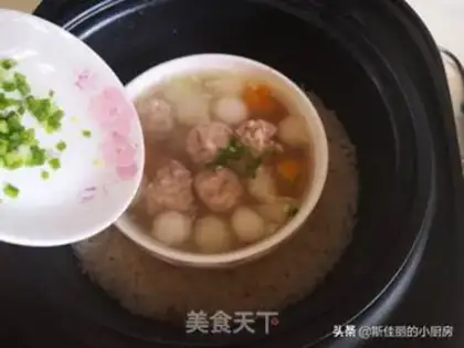 Make Three-ball soup step 11