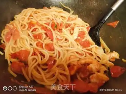 Make Shrimp pasta step 5
