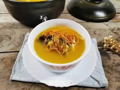 Make Worm grass and fish head soup step 5