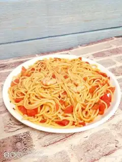 Make Shrimp pasta step 8