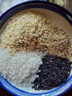 Make Four meters of rice step 0