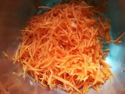 Make Carrot tofuball step 1