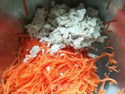 Make Carrot tofuball step 2