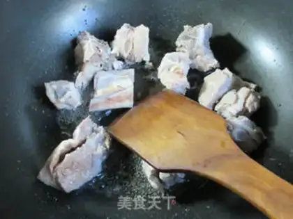 Make Chestnuts burn ribs step 1