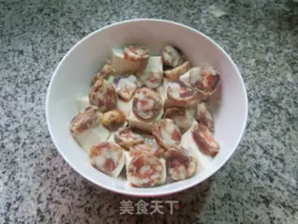 Make Spicy sausage tofu step 6