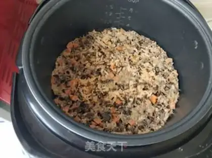Make Steam rice step 8