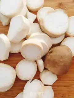 Make Red apricot mushroom step 1