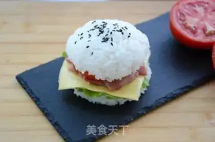 Make A mustard burger step 4
