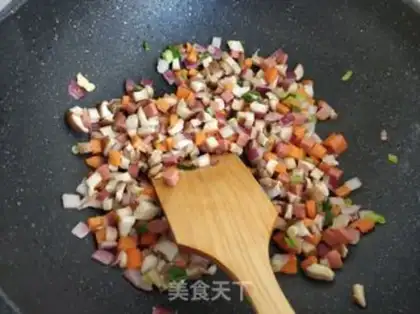 Make Frozen eggs and rice step 9