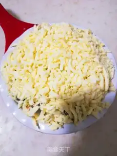 Make Toast shrimp cheese step 4