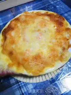 Make Toast shrimp cheese step 5