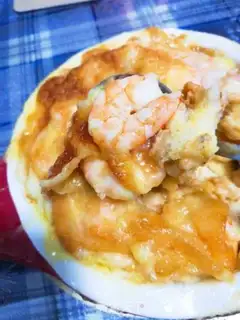 Make Toast shrimp cheese step 6