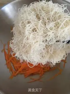 Make Three pieces of rice powder step 8