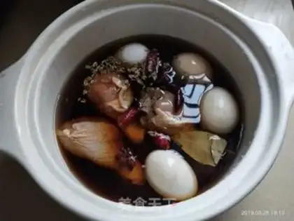 Make Chicken legs and eggs step 0