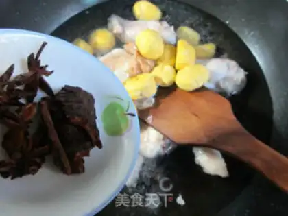 Make Chestnut fried chicken wings step 7