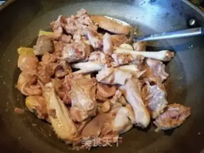 Make A chicken with mushrooms step 6