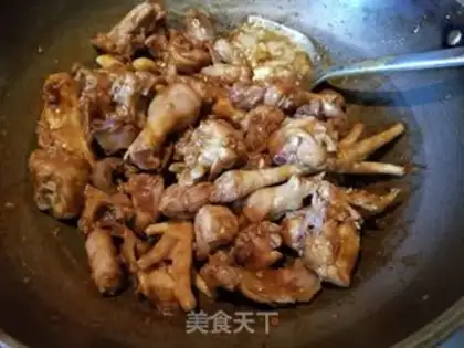 Make A chicken with mushrooms step 8