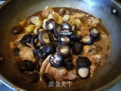 Make A chicken with mushrooms step 9