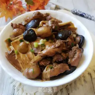 Make A chicken with mushrooms step 12