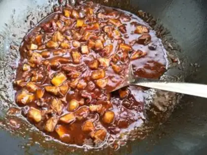 Make Frozen sauce and rice step 9