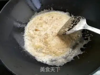 Make Duck egg fried rice step 3