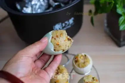 Make Rice eggs step 11
