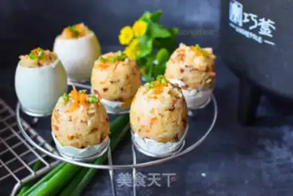 Make Rice eggs step 12