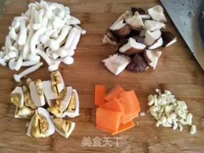 Make ♪ Salted eggs with mushrooms ♪ step 4