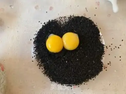 Make Black sesame cookies step 2