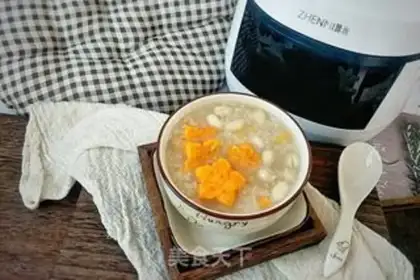 Make Potato rice peanut congee step 9