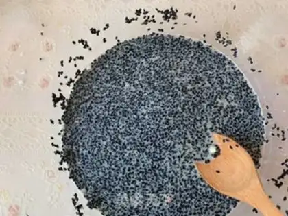 Make Black sesame cookies step 6