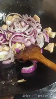 Make Chicken chest fried onions step 5