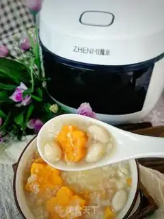 Make Potato rice peanut congee step 10