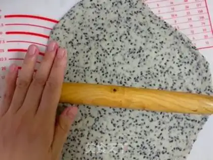 Make Black sesame cookies step 9