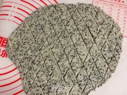 Make Black sesame cookies step 10