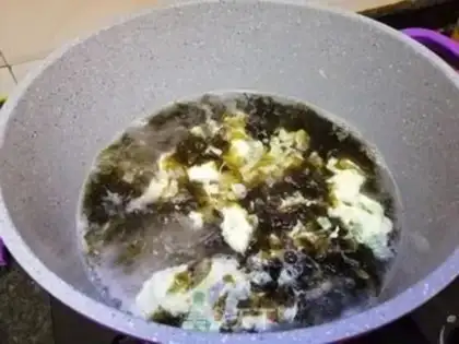 Make Purple egg soup step 5