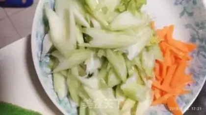 Make Sausage and celery step 0
