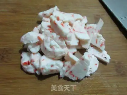 Make Cream shrimp-flavored pastry step 1