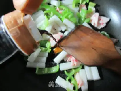 Make Cream shrimp-flavored pastry step 6