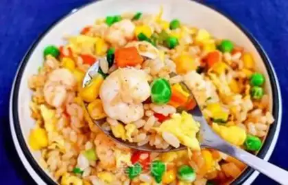 Make Shrimp rice step 5