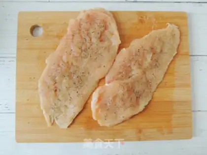 Make Chicken chestnut rice step 2