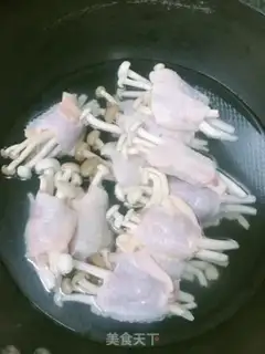 Make Chicken wing mushrooms step 4