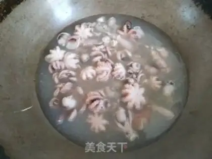 Make Garlic squid step 2