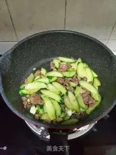 Make Beef sliced cucumber step 7